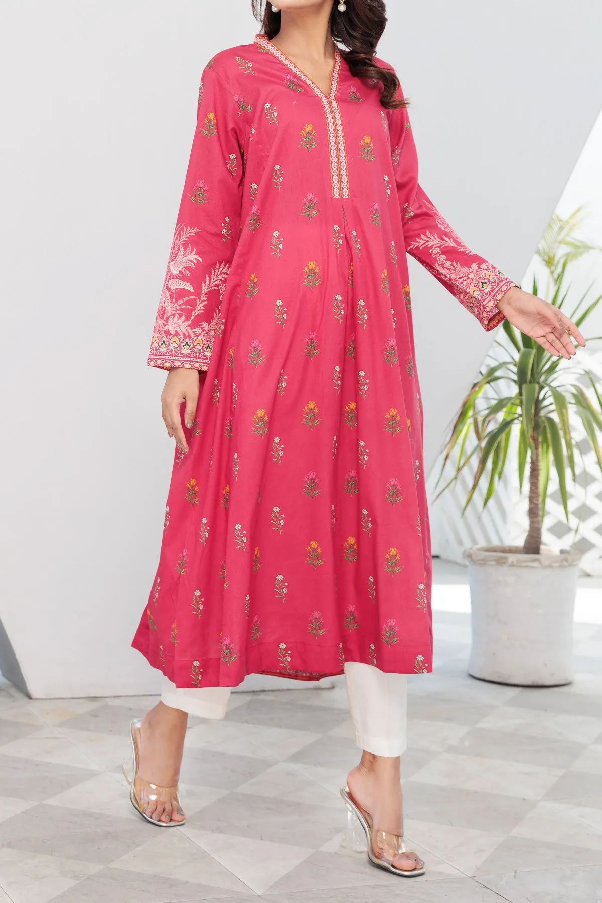 1 PIECE DIGITAL PRINT KURTI | DPCK-144