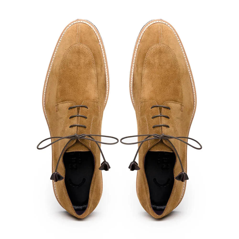 26-220-TOB CAMPO Sueded Goatskin Lace Up, Tobacco