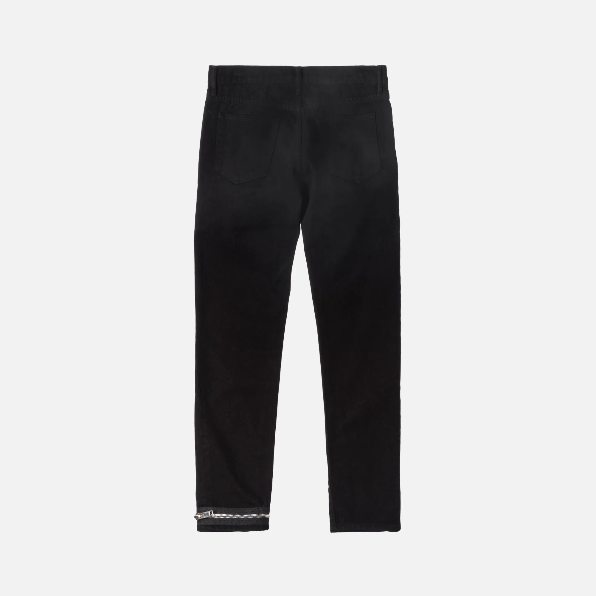 424 Denim Pant w/ Ankle Zip - Black