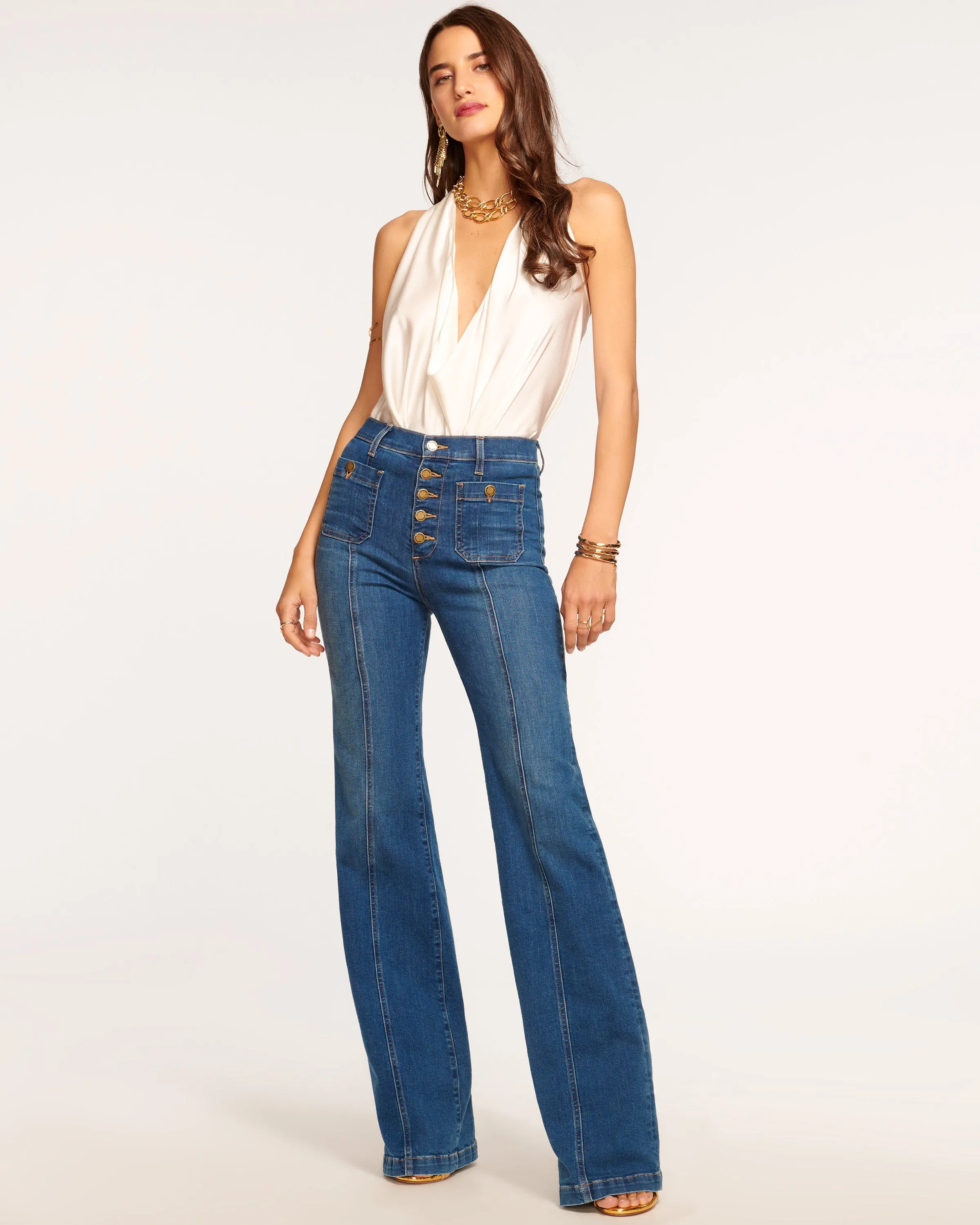 Aleah High-Rise Flare Jean