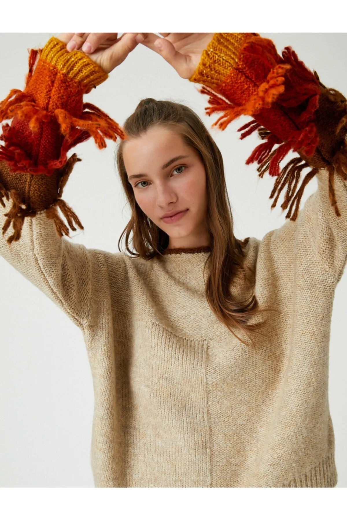 Arm Detailed Sweater