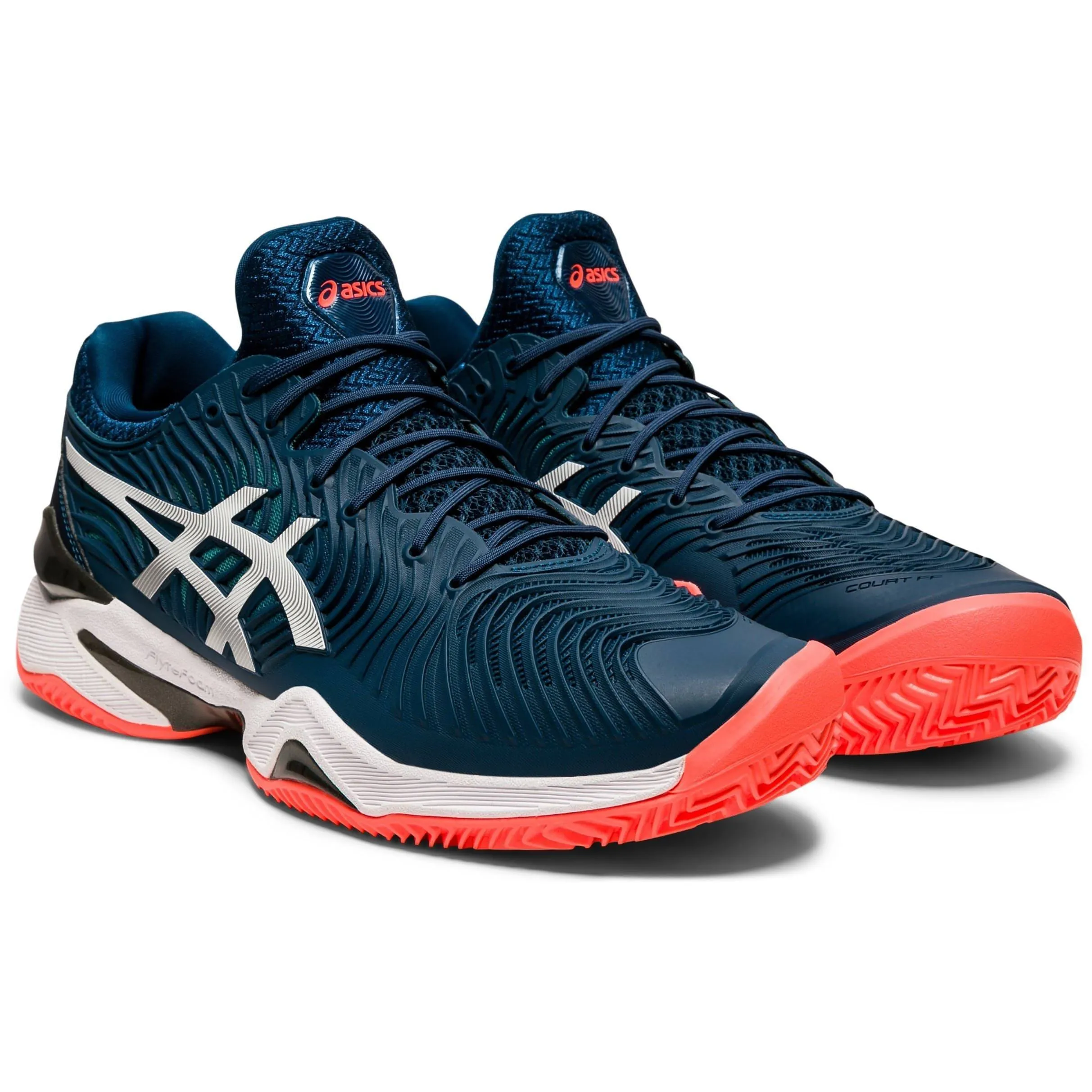 Asics Court FF 2 Clay Mens Tennis Shoes - Blue