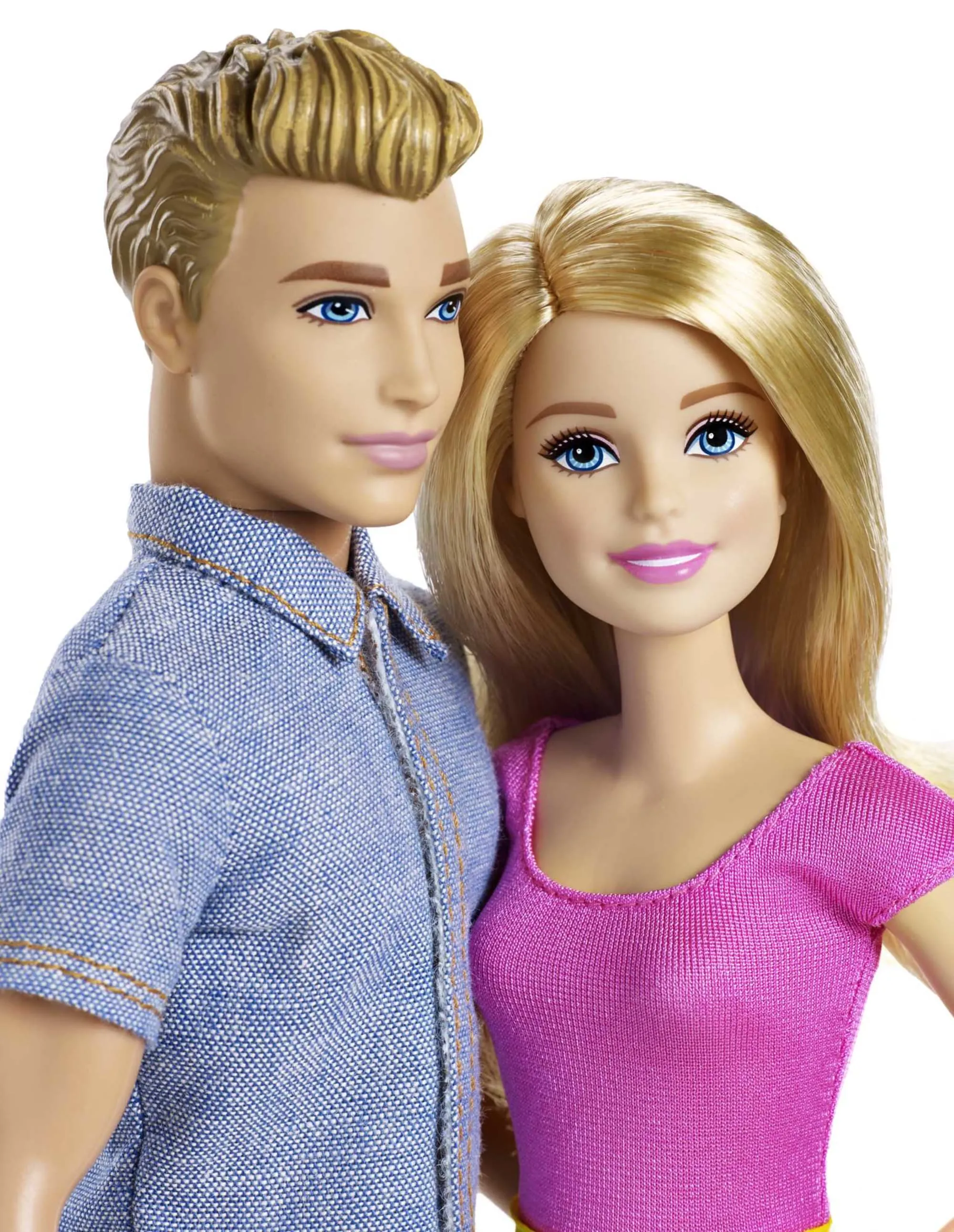 Barbie Dolls, Barbie And Ken Doll 2-Pack Featuring Blonde Hair And Colorful Clothes