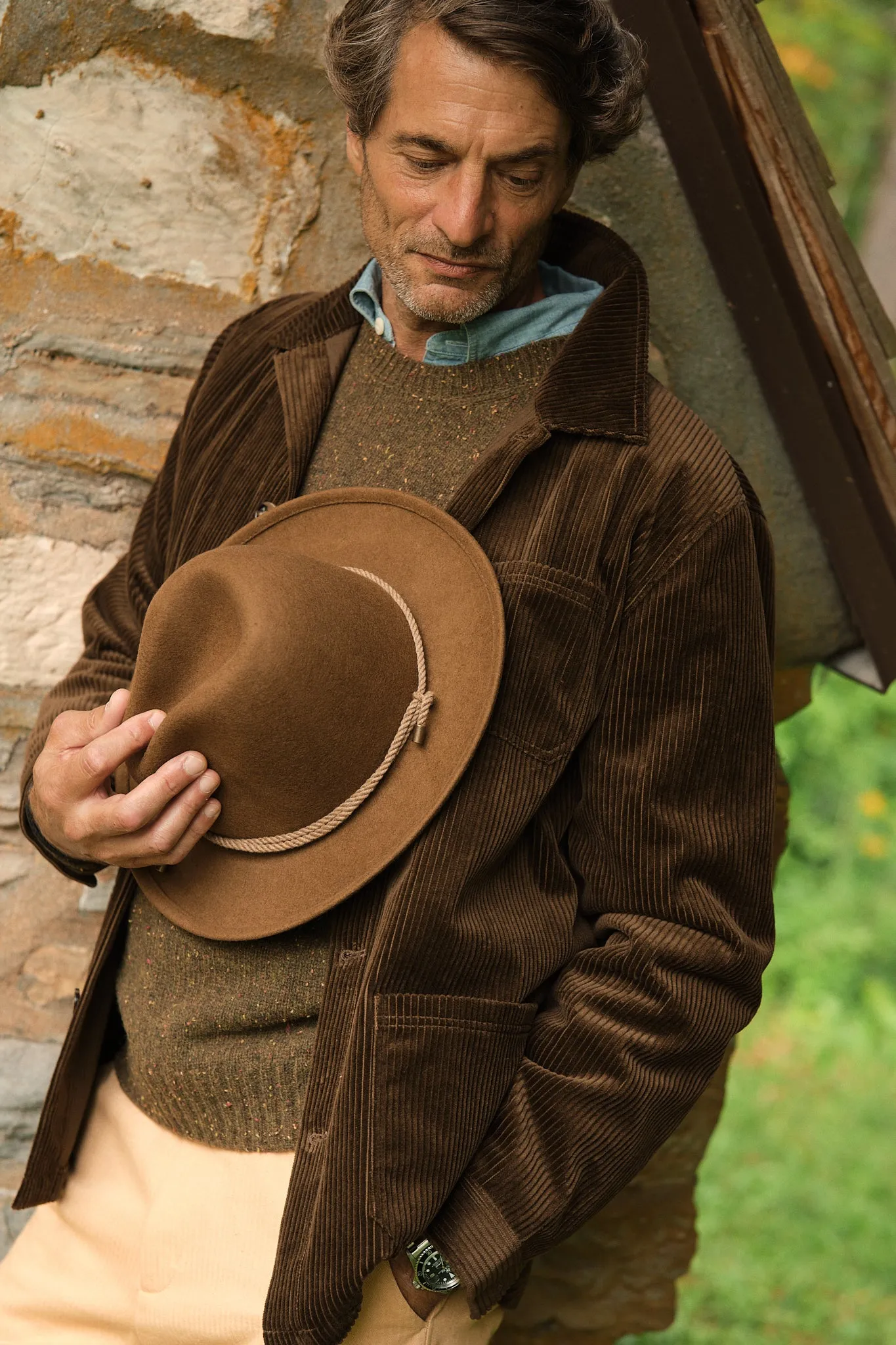 Bluffton Wool Felt Hat in Pecan