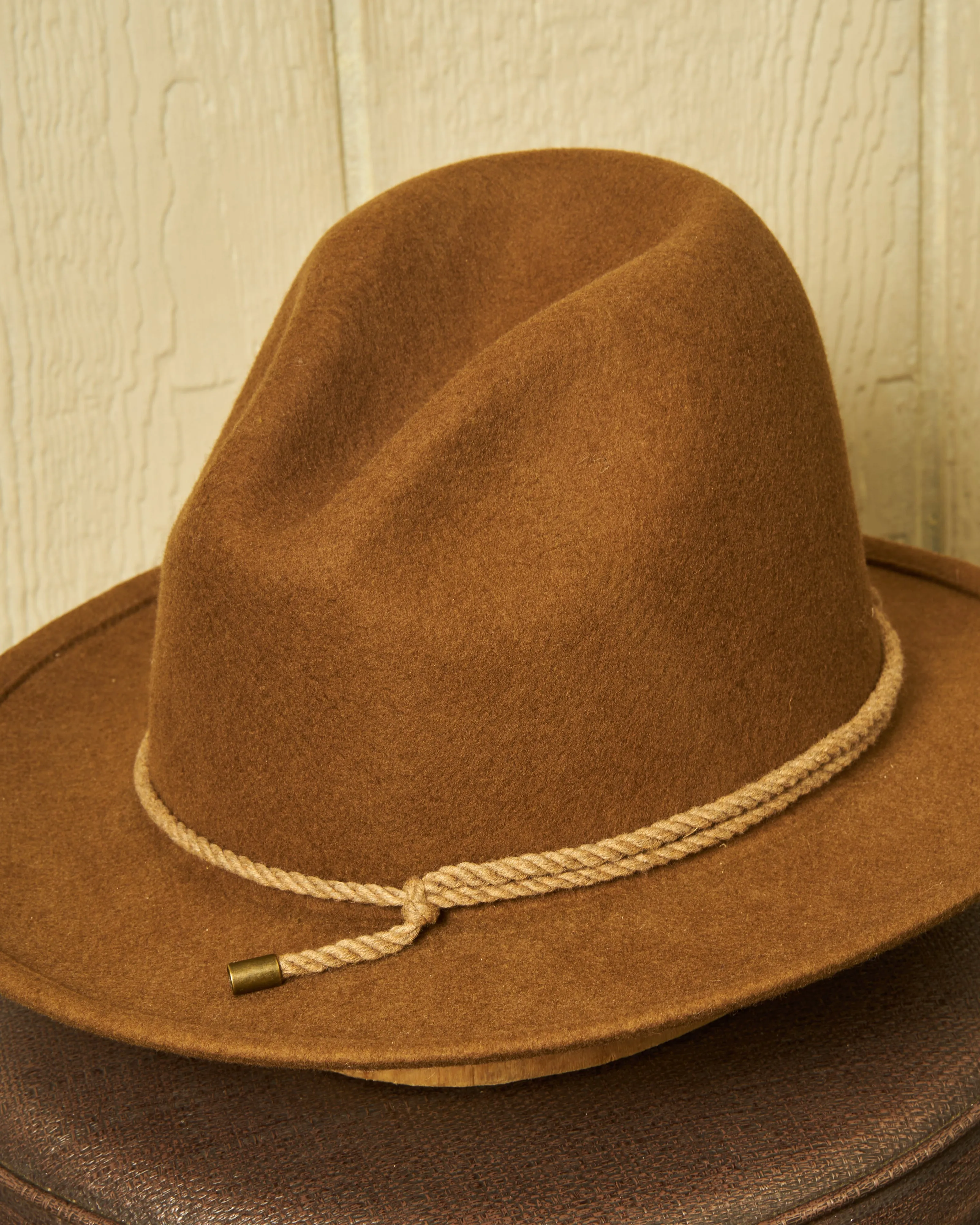 Bluffton Wool Felt Hat in Pecan