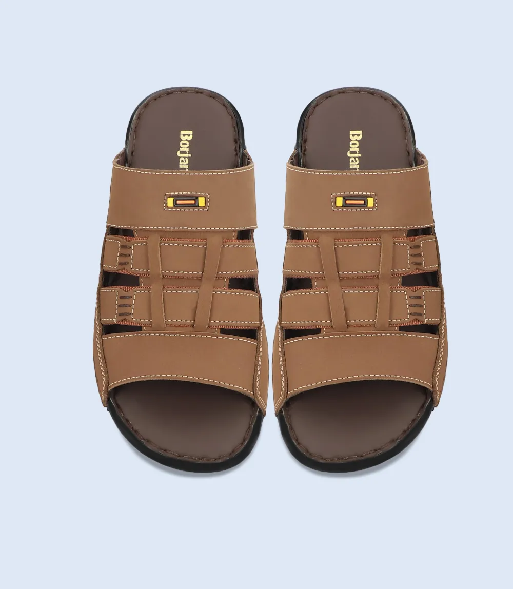 BM5570-BROWN-Men Casual Slipper