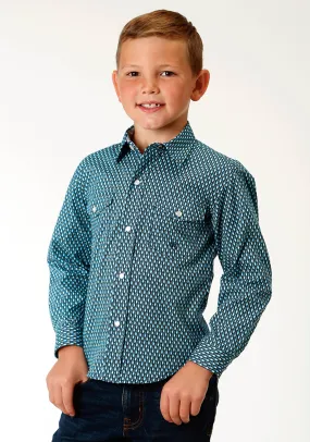 Boy's Roper Blue Shirt