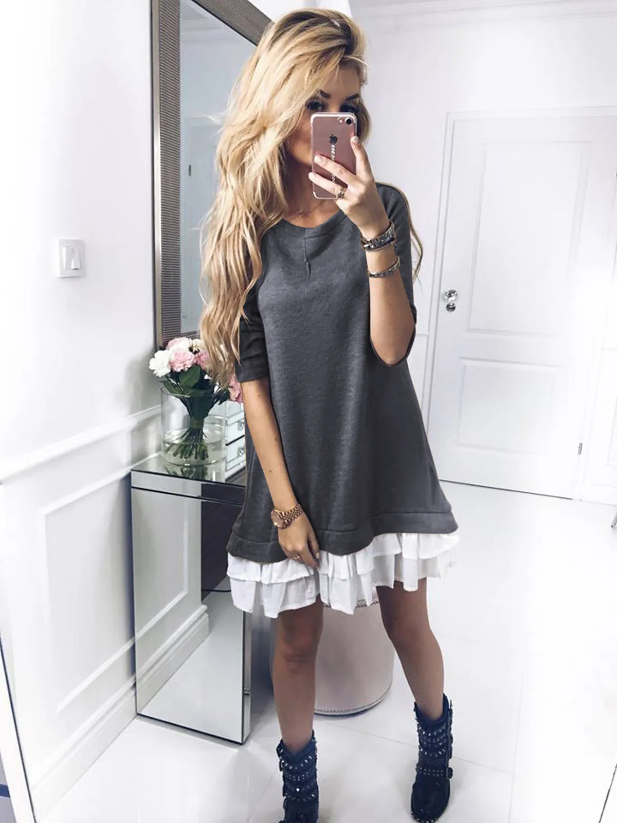 Casual Long Sleeve Dress