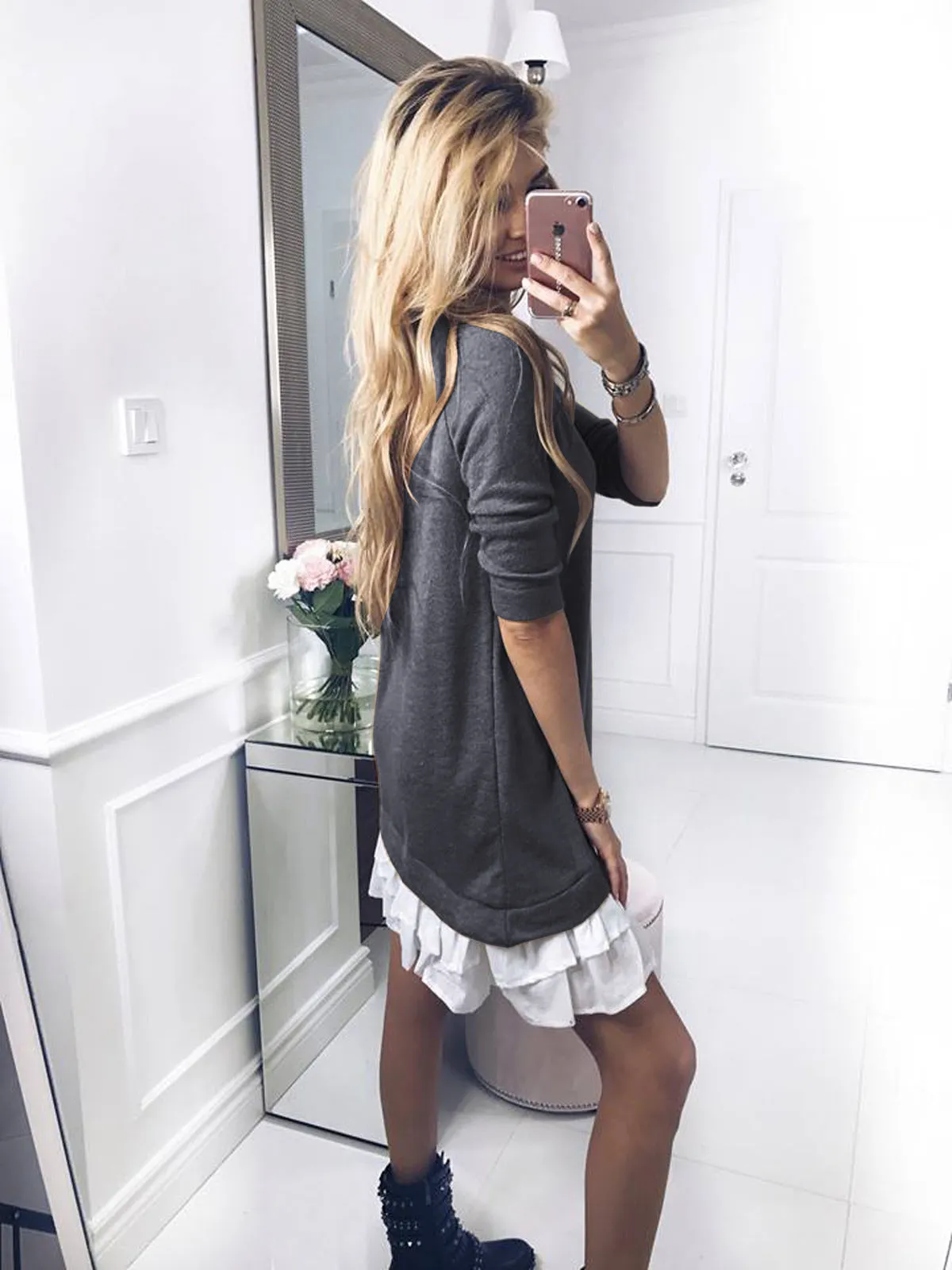 Casual Long Sleeve Dress