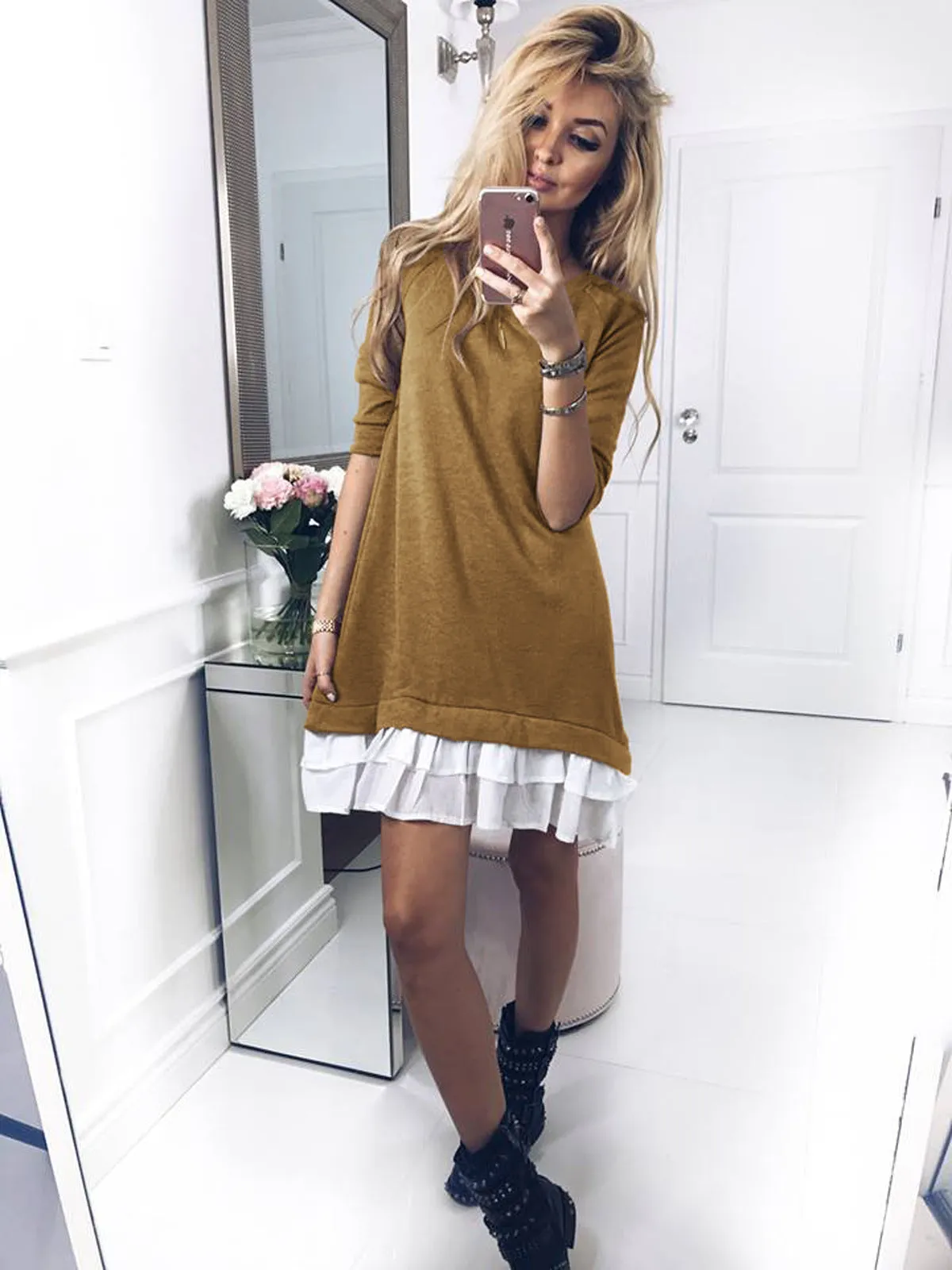 Casual Long Sleeve Dress