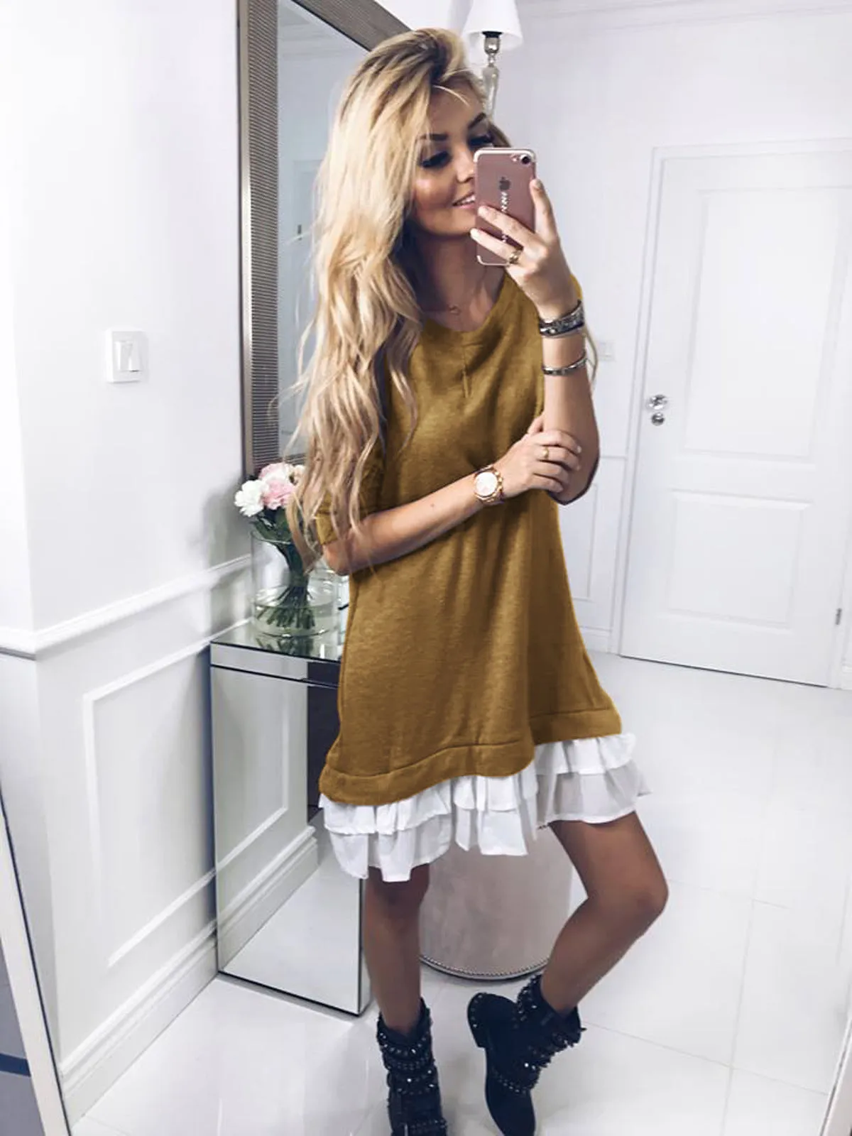 Casual Long Sleeve Dress