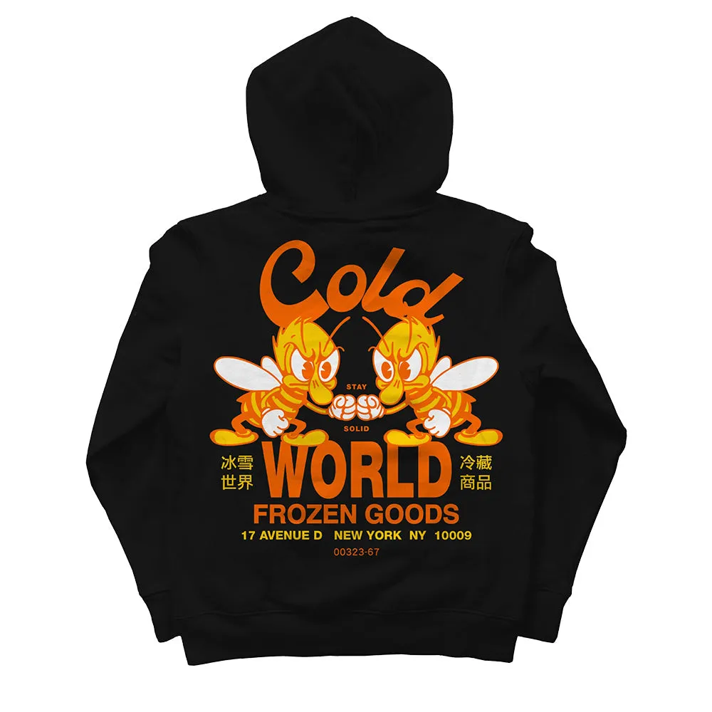 Cold World  Bee Team Pullover Hoodie