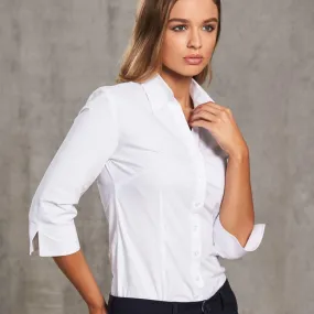 Cotton/Poly Stretch 3Qtr Shirt