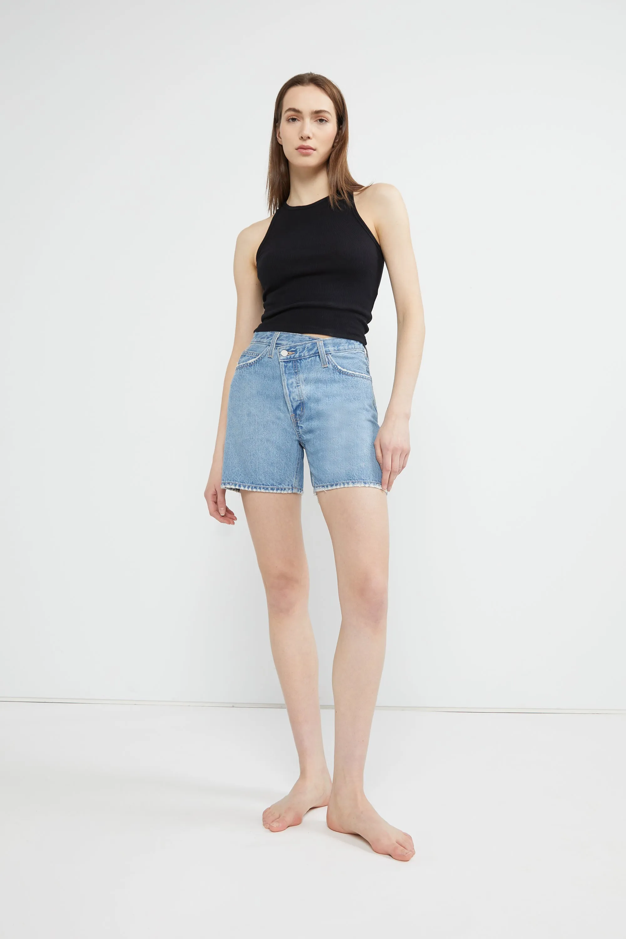 CROSSFRONT JEAN SHORT