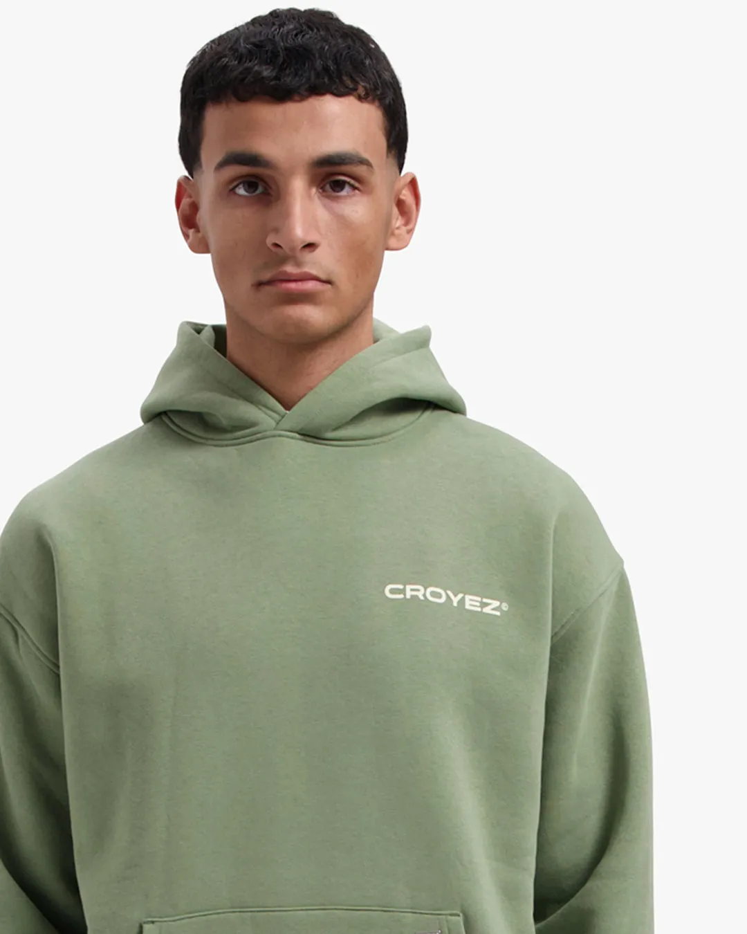 Croyez Family Owned Business Hoodie | Washed Olive