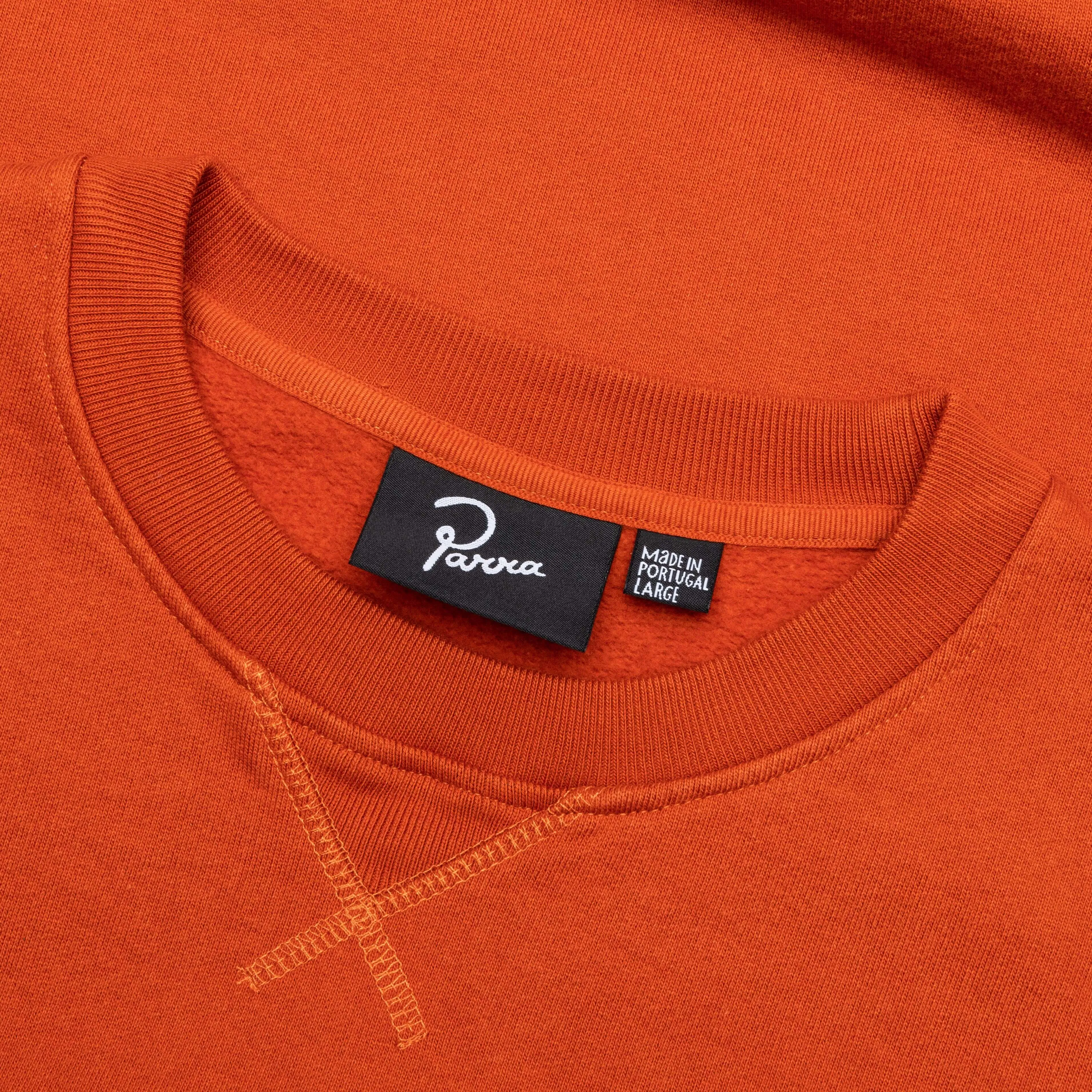 Early Grab Crewneck Sweatshirt - Sienna Orange