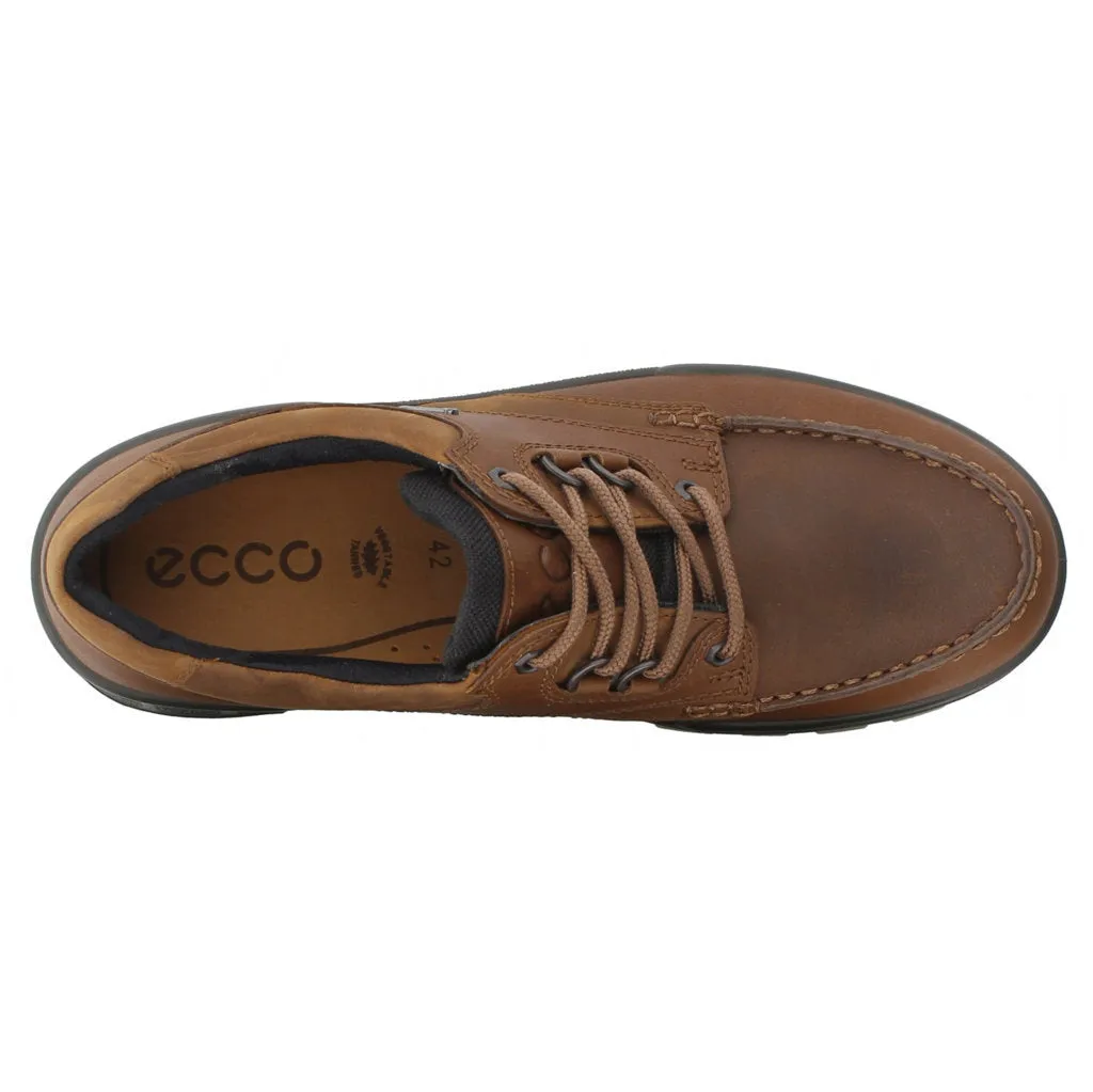 Ecco Mens Shoes Track 25 Low GTX 831714 Lace-up Low-Profile Shoes Leather - UK 11.5