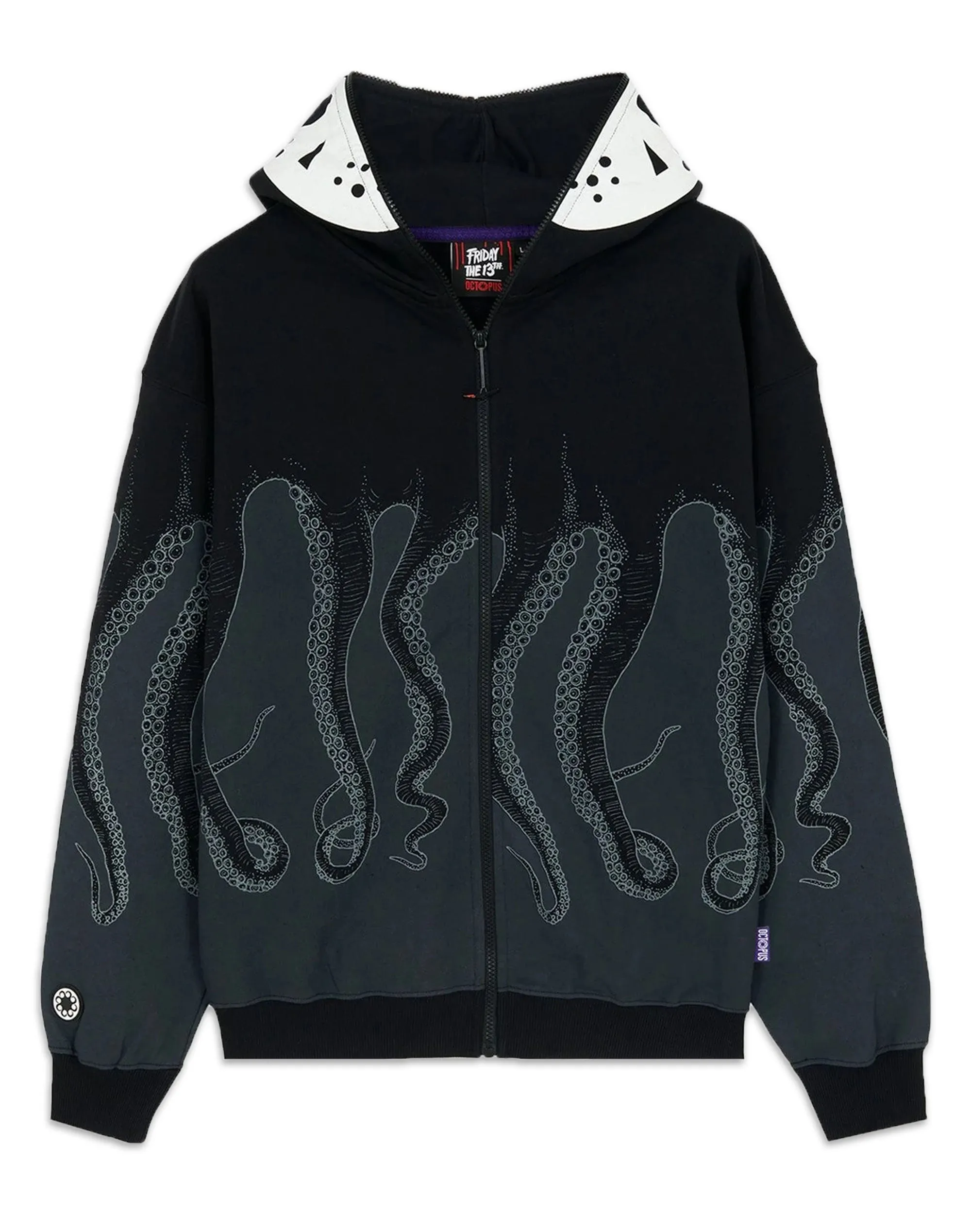 Felpa Uomo Jason Octopus Inner Full Zip Hoodie