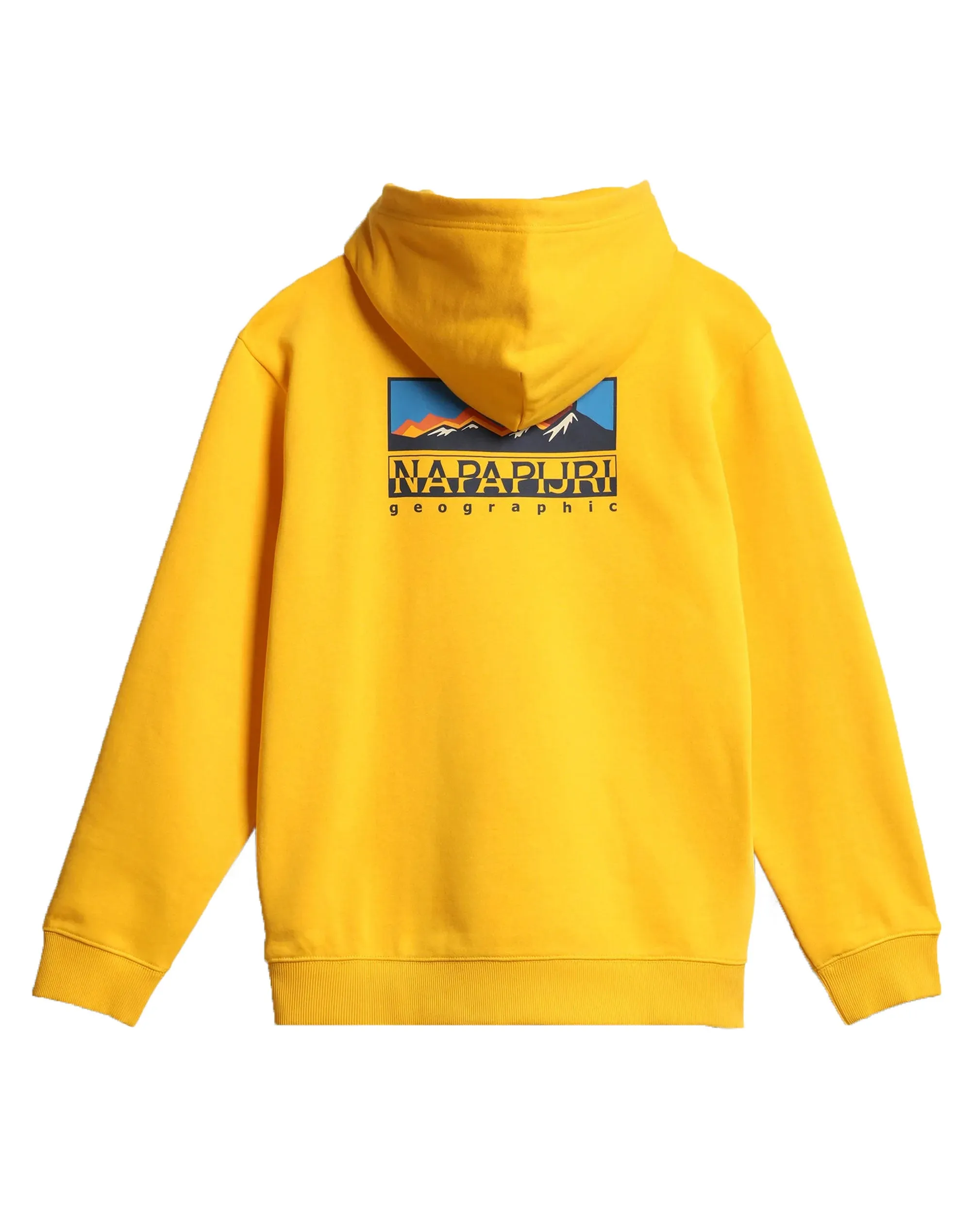 Felpa Uomo Napapijri B-Freestyle Hoodie Yellow Ray