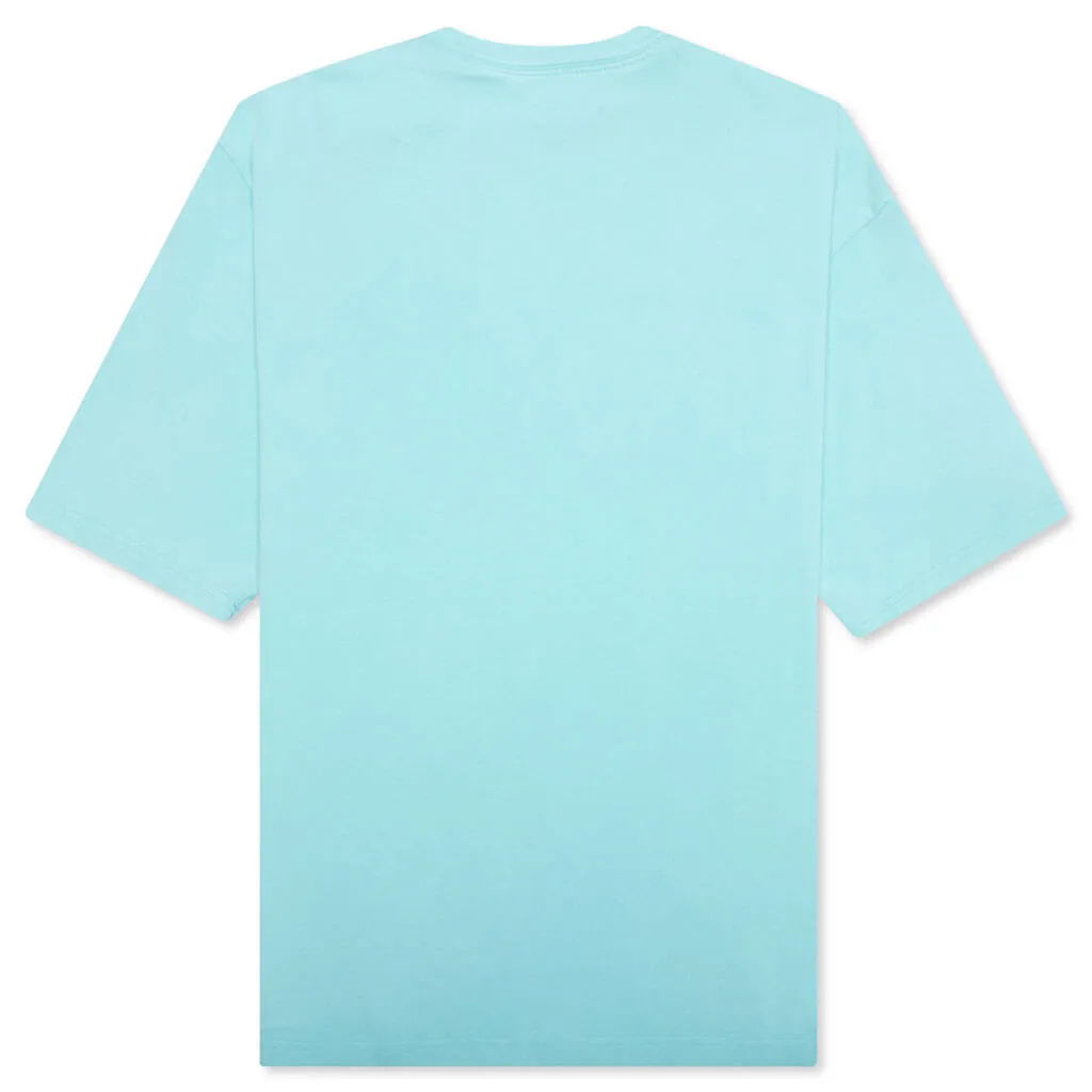 Flight Essentials Oversized S/S Tee - Bleached Aqua