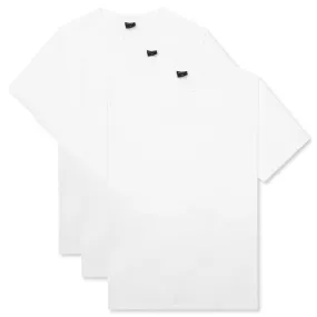 Foundation 3 Pack Tee - White