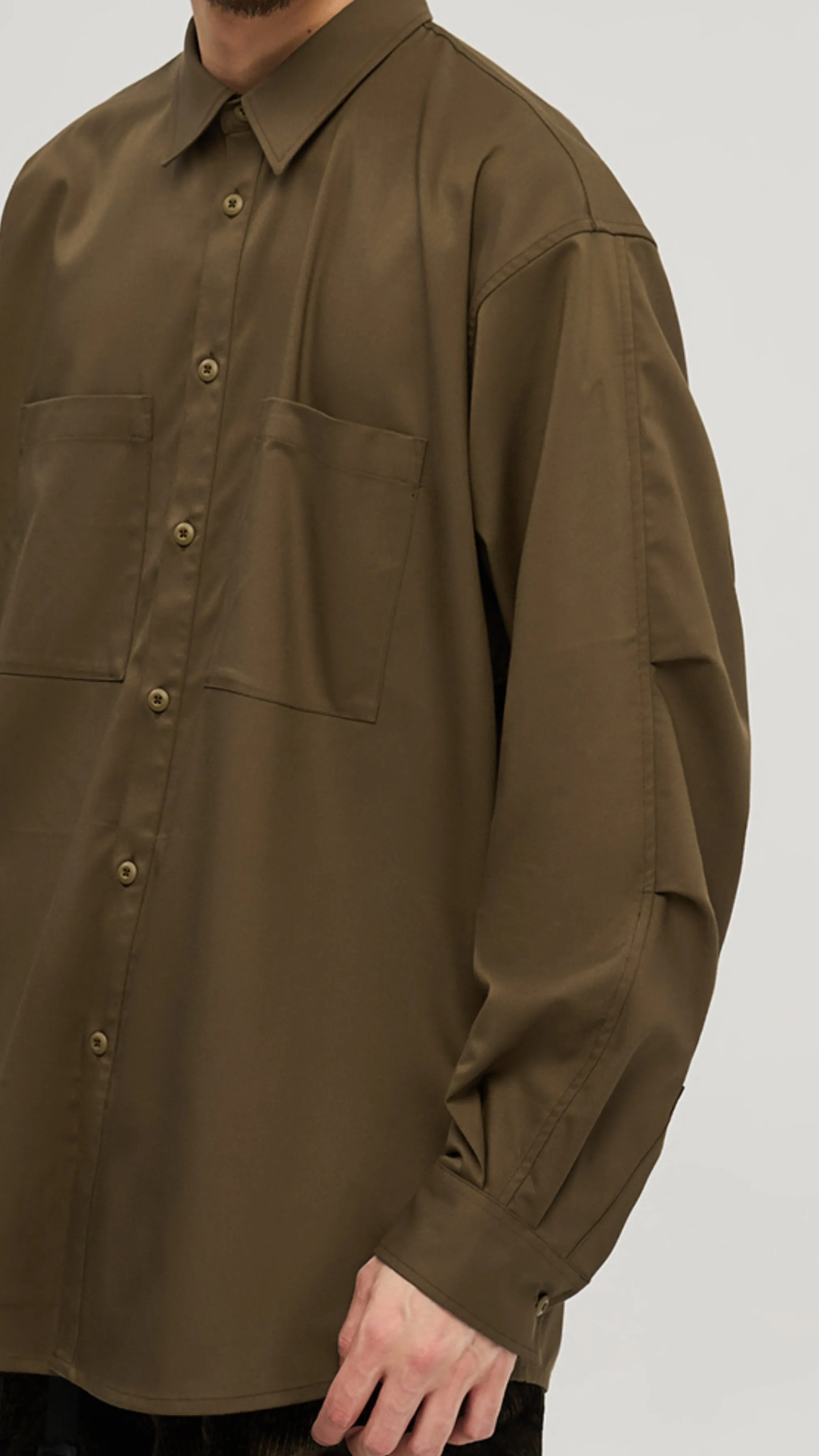 Gabardine Crew Shirt