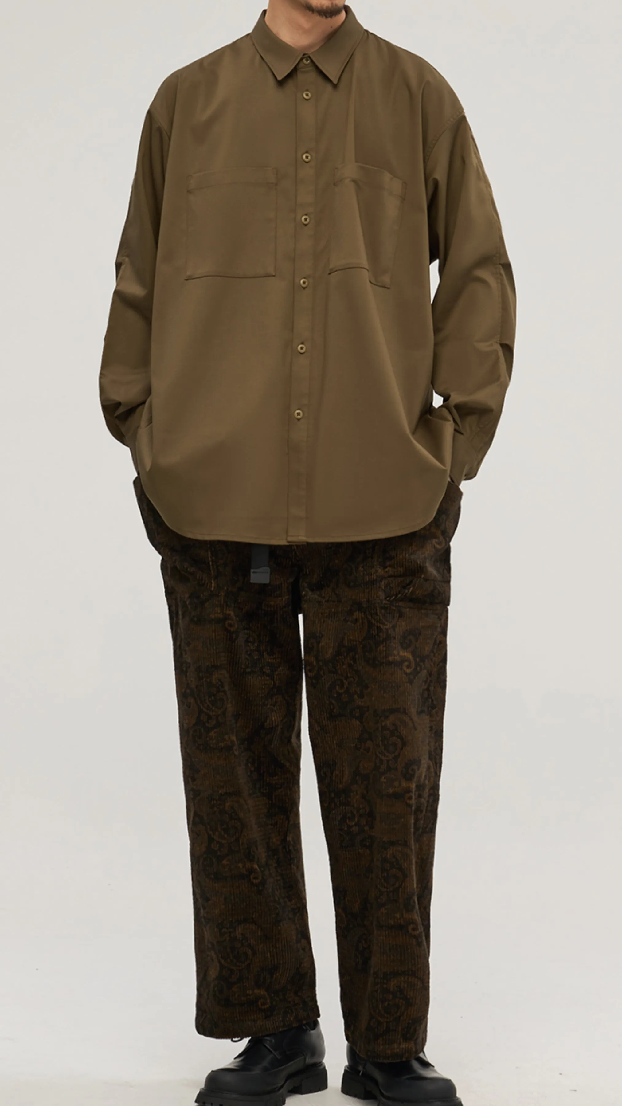 Gabardine Crew Shirt