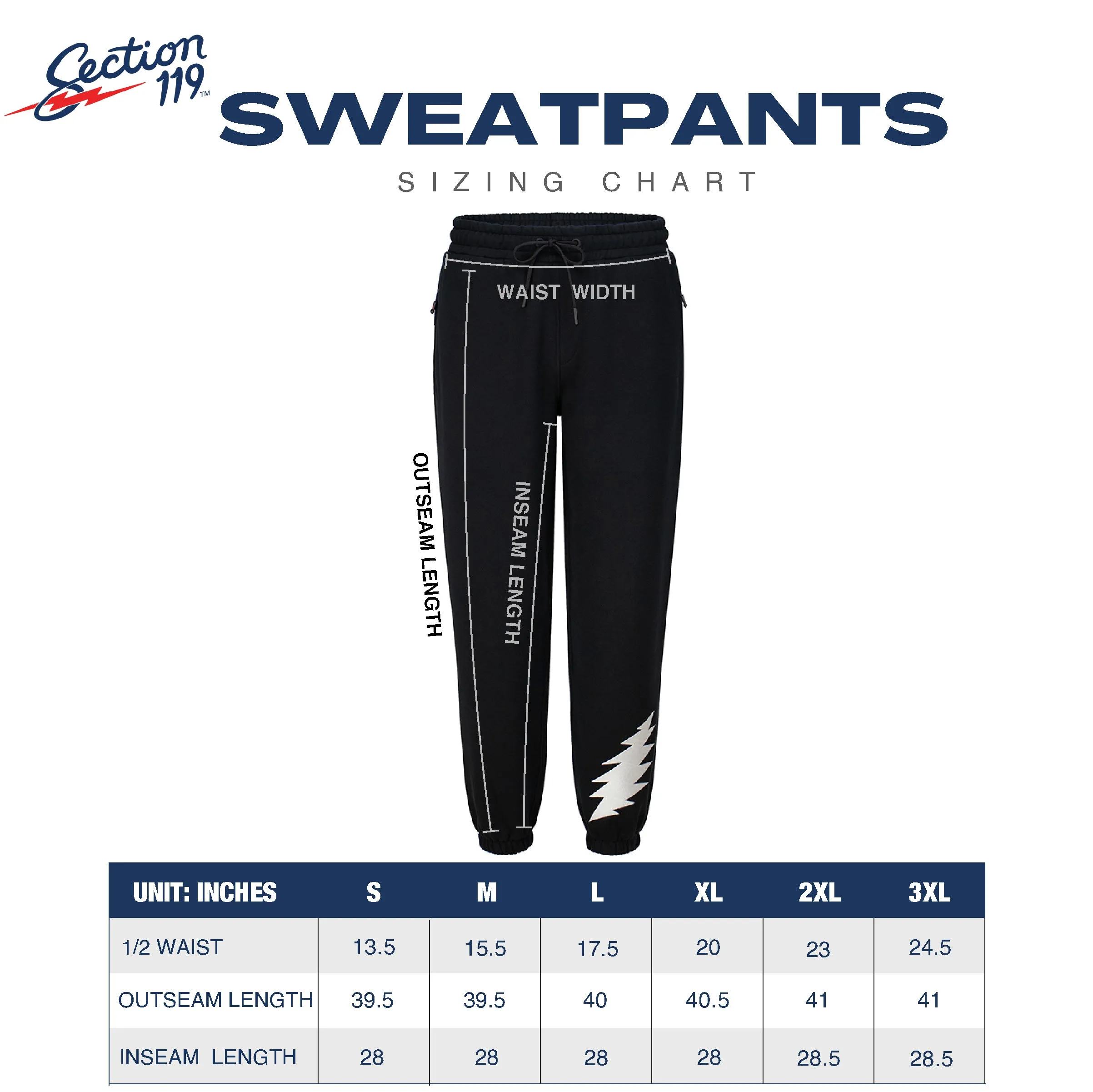 Grateful Dead | Sweatpants | Stealie In Navy