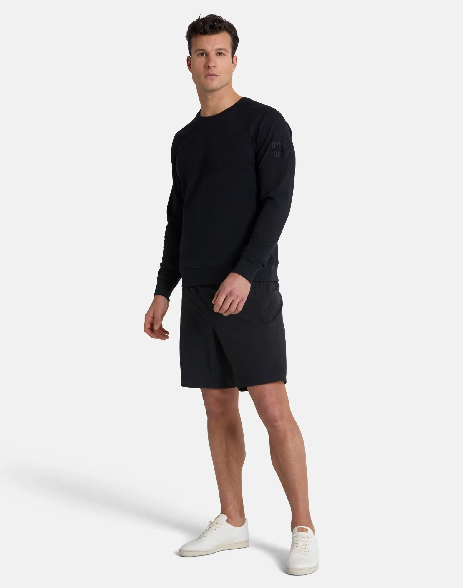 Gym Coffee Essential Crew (Mens) - Black