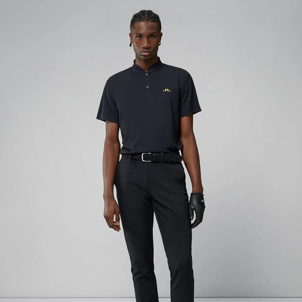 J. Lindeberg Bode Regular Fit Polo Black