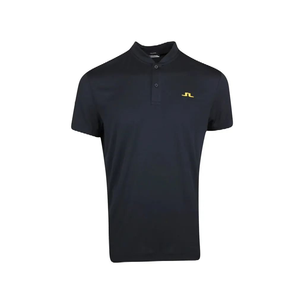 J. Lindeberg Bode Regular Fit Polo Black