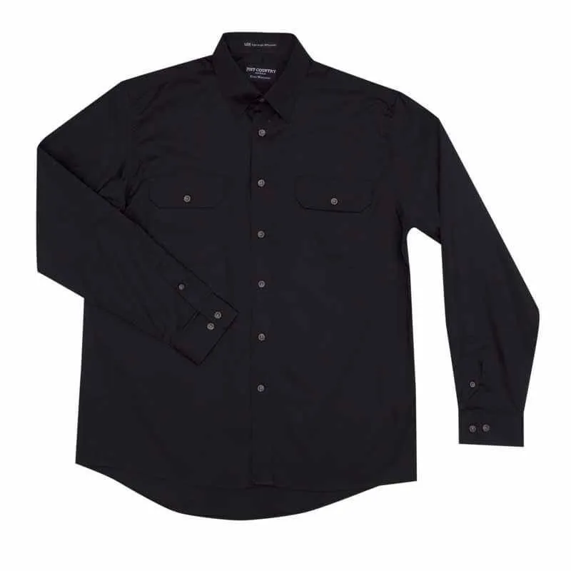 Just Country Evan Full Button Shirt Men's Black