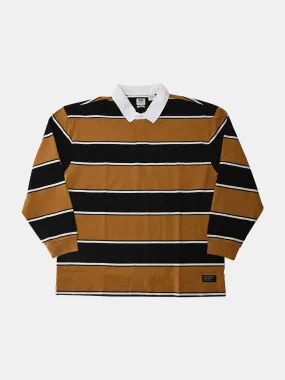 Levi's Sport Rugby Polo Shirt - Caviar Stripe