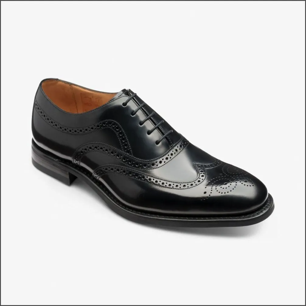 Loake Bloomsbury Black Brouge*