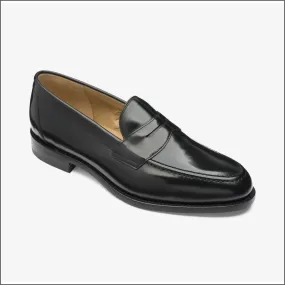 Loake Imperial Black Leather Penny Loafer*