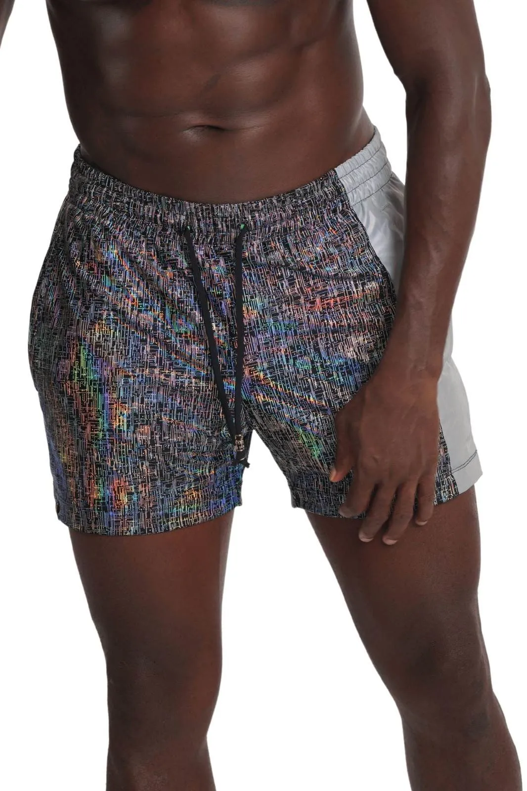 Mens Drawstring Shorts with Liner - Matrix