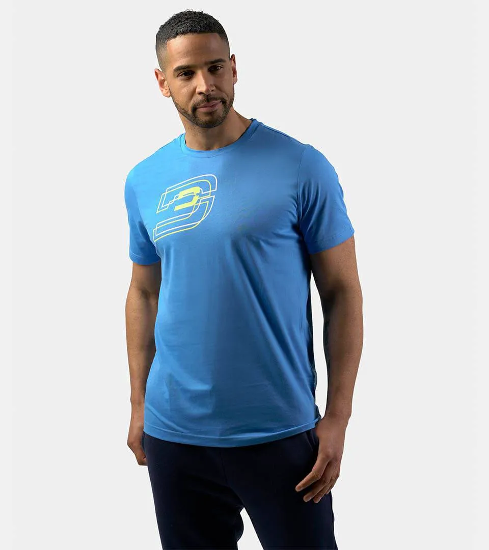 MEN'S EXPLODED T-SHIRT - BLUE