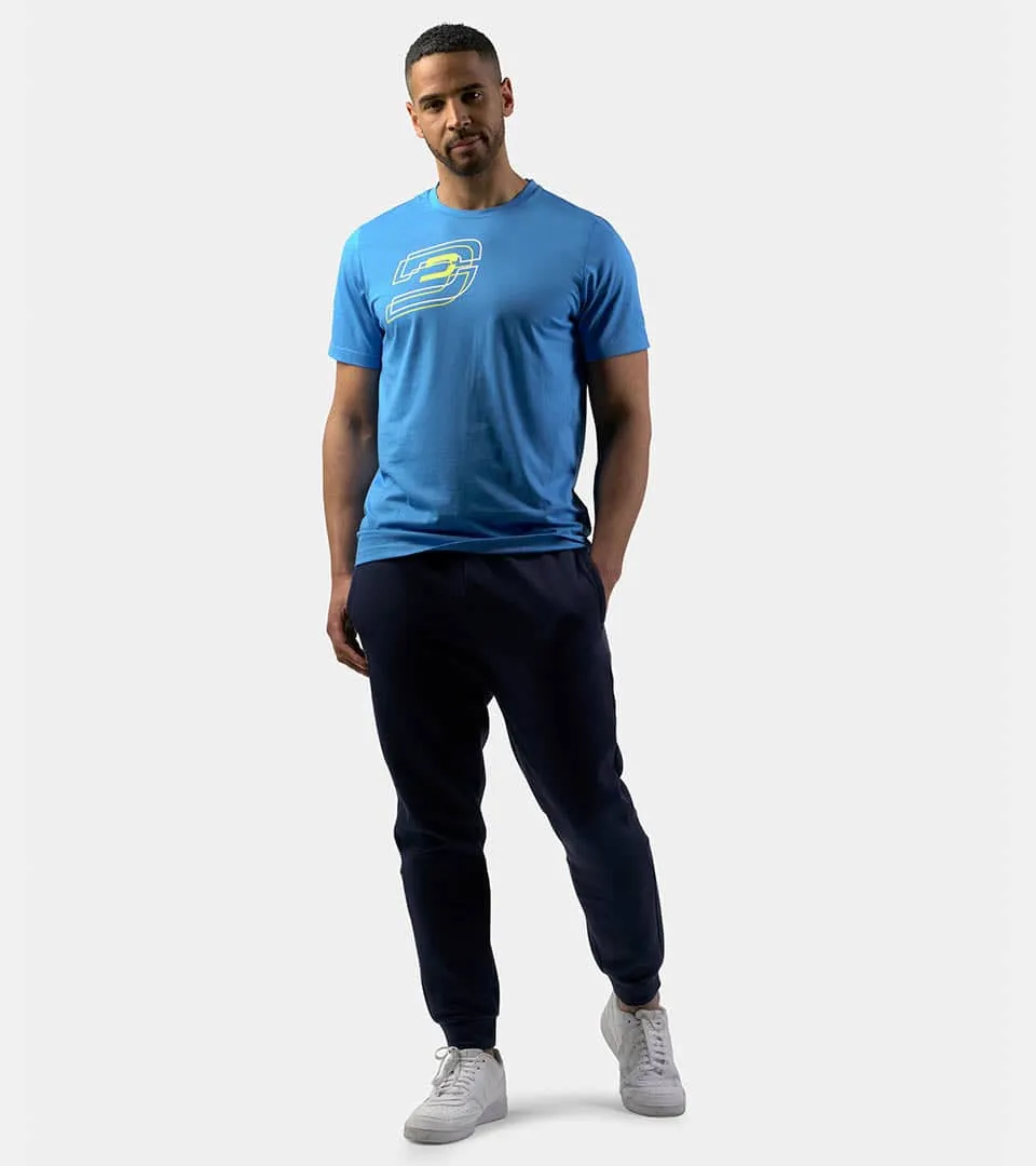 MEN'S EXPLODED T-SHIRT - BLUE