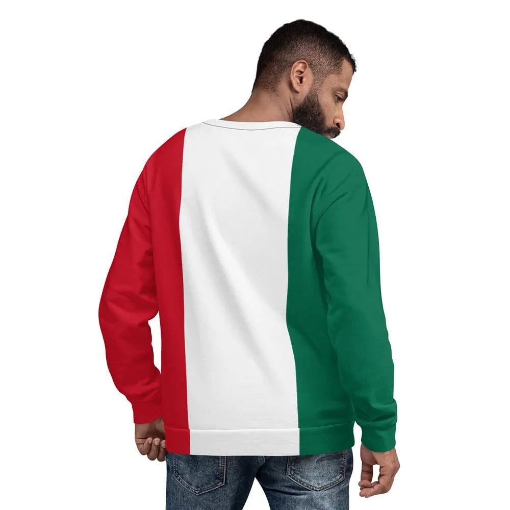 Mexican Flag Sweater / Mexico Flag  Shirt /  Mexico Flag Colors