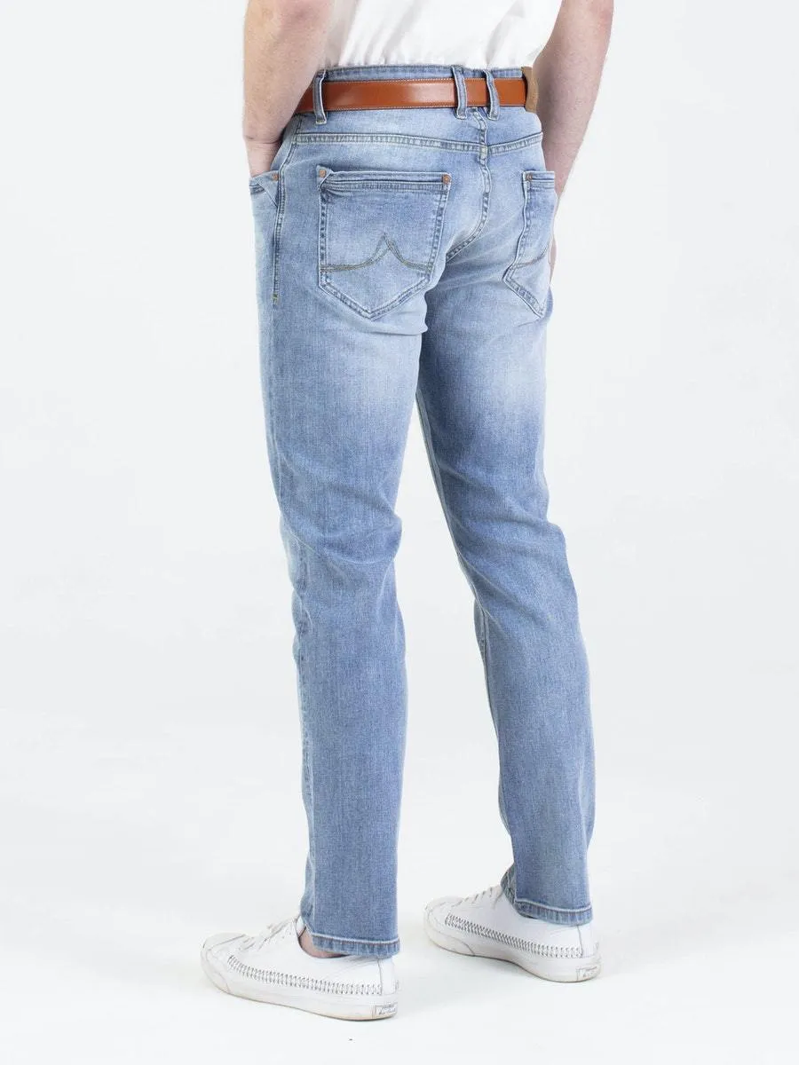 Mish Mash Gabro Tapered Jeans Light Blue