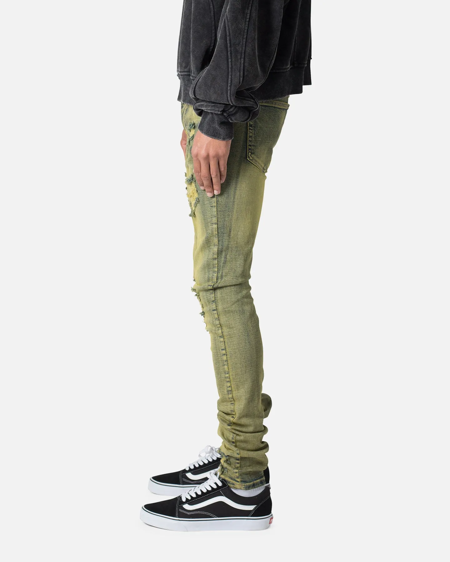 MNML X609 Algae Skinny Denim Jeans Green