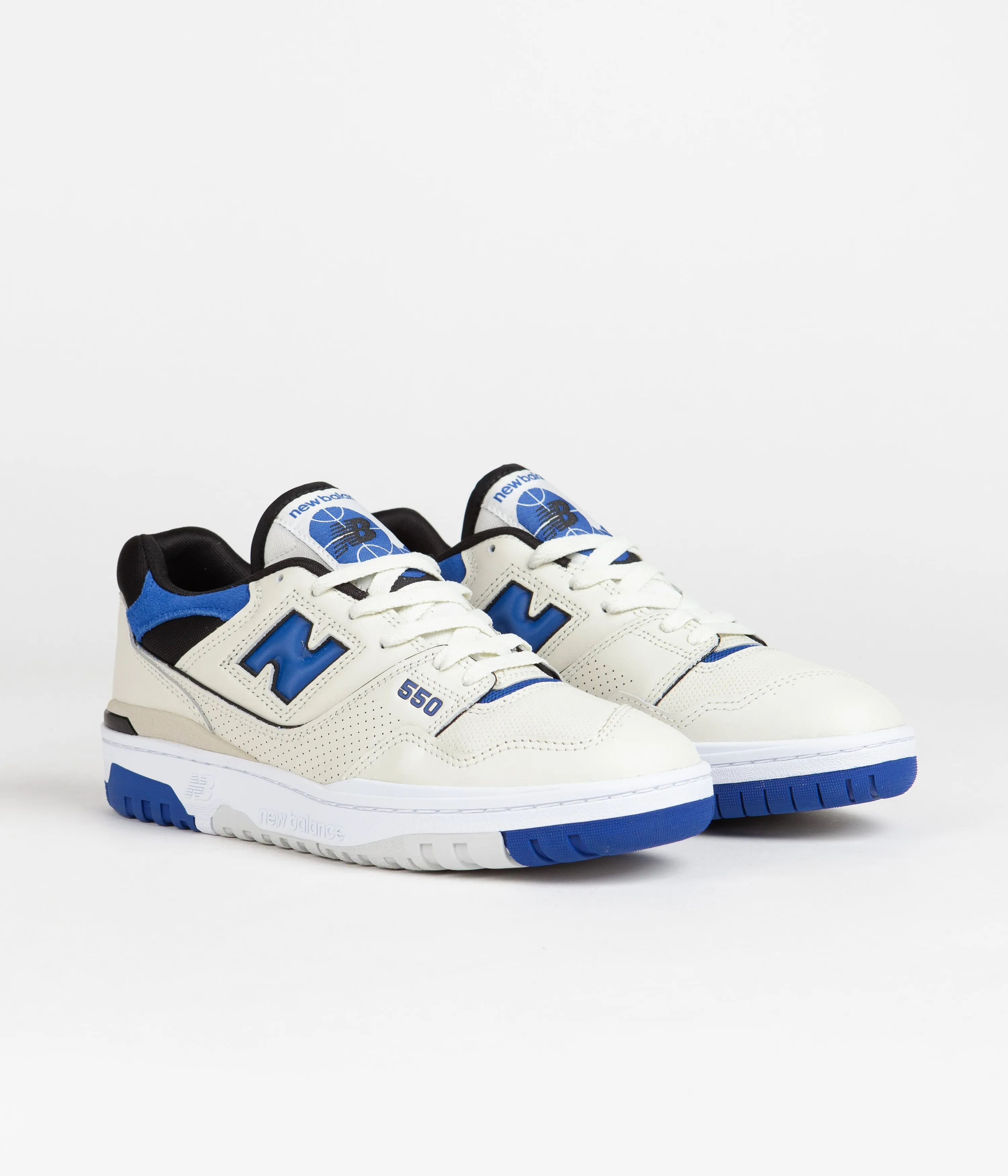 New Balance 550 Shoes - Sea Salt / Blue