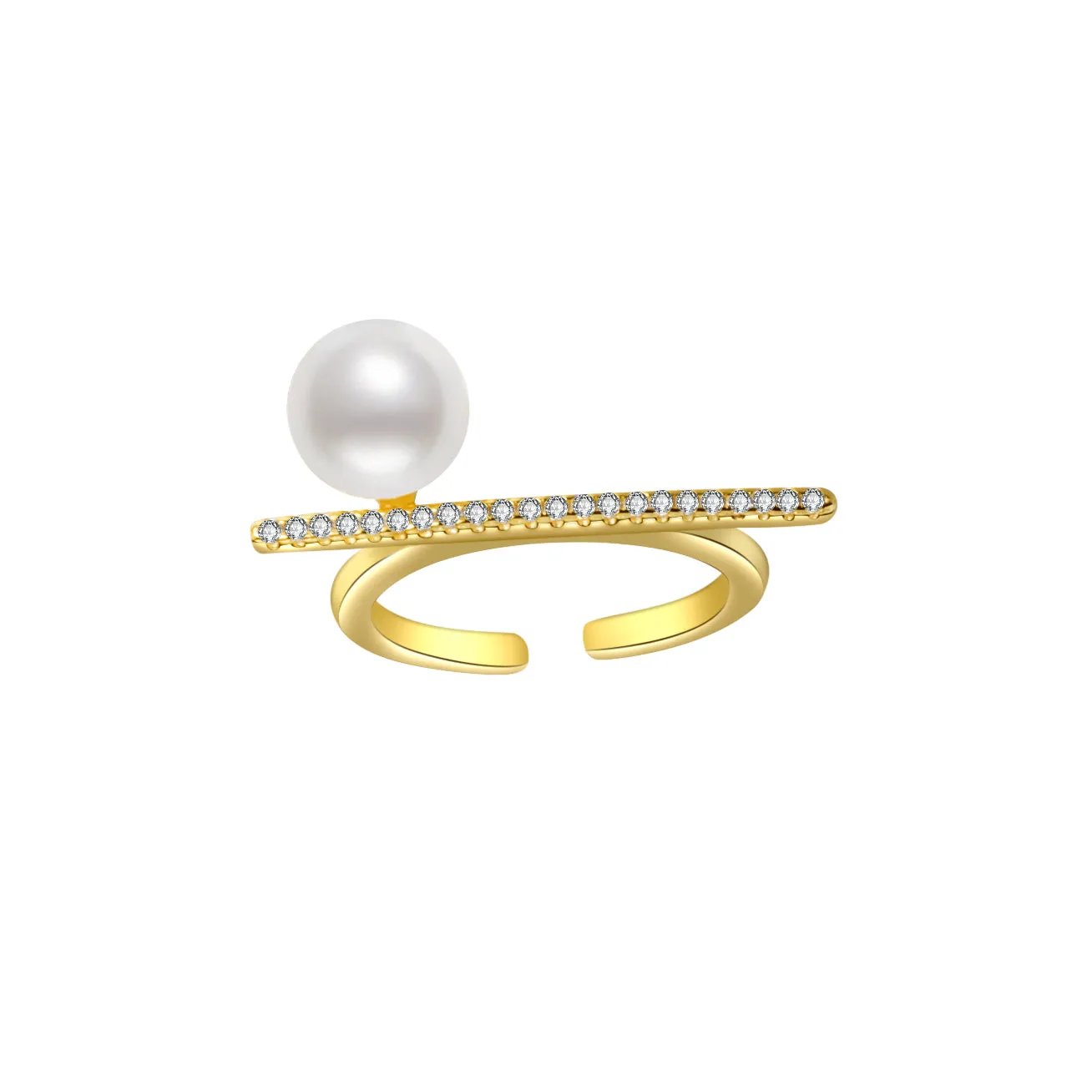 New Yorker Freshwater Pearl Ring WR00065