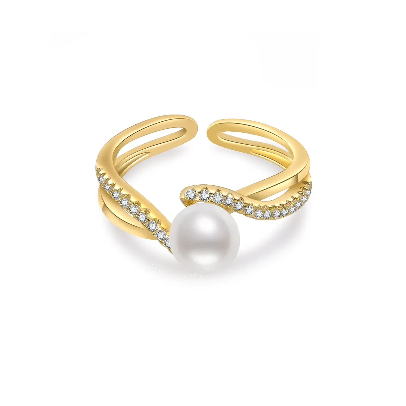 New Yorker Freshwater Pearl Ring WR00101