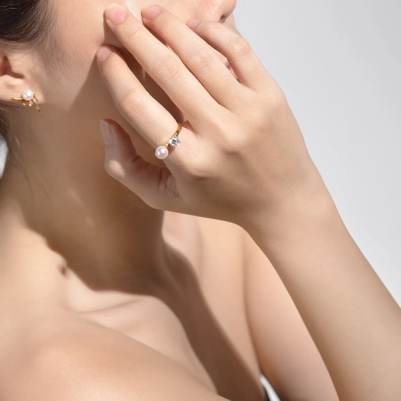 New Yorker Freshwater Pearl Ring WR00158