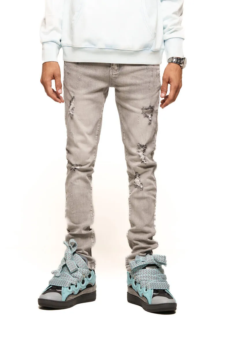 PHEELINGS THIS WILL PASS SKINNY DENIM (LIGHT GREY/ SAND)