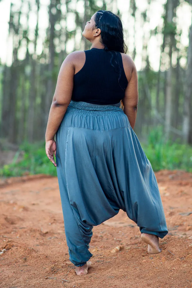 Plus Size Gray Classic Pants