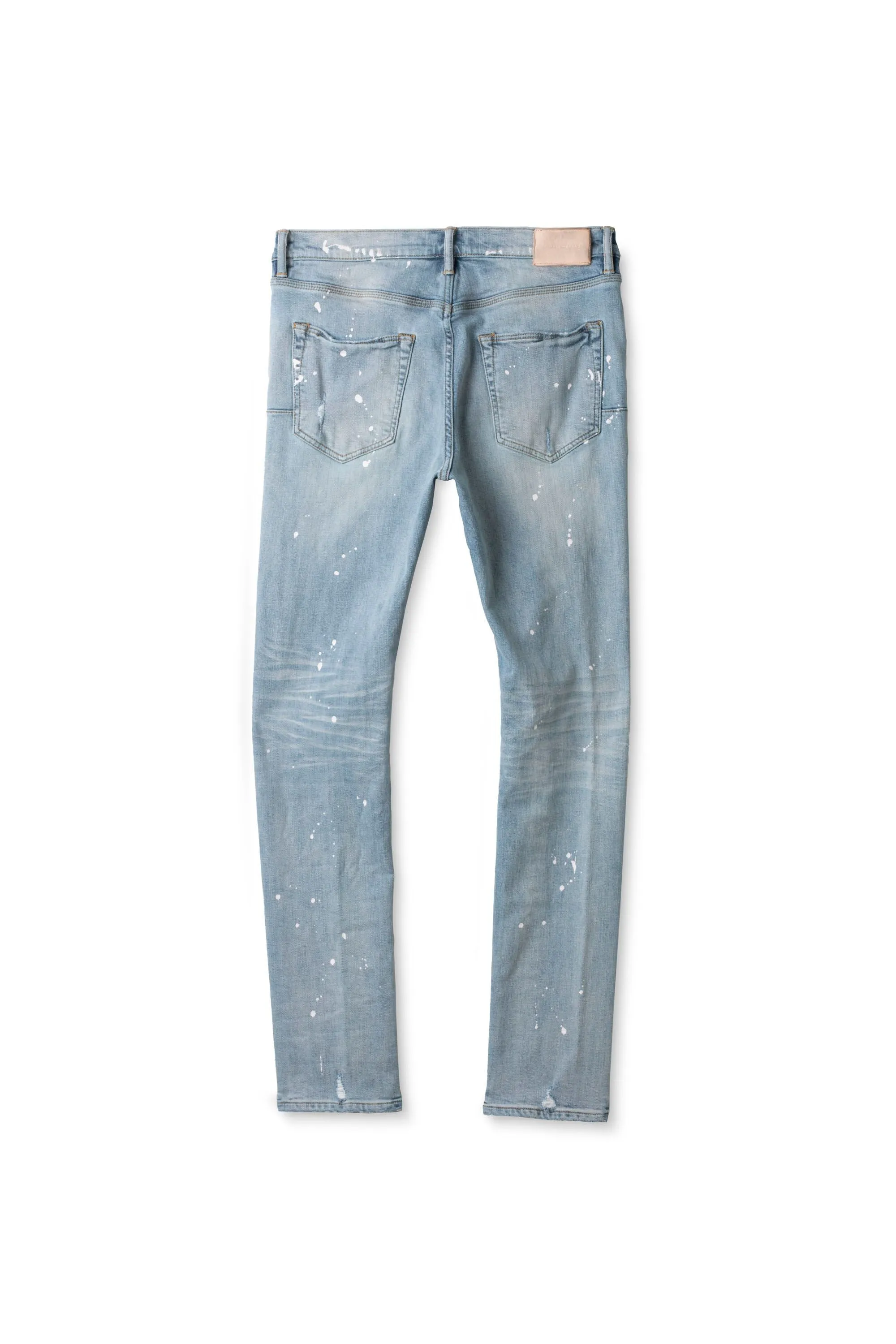 Purple - P001 Light Indigo Paint Jeans