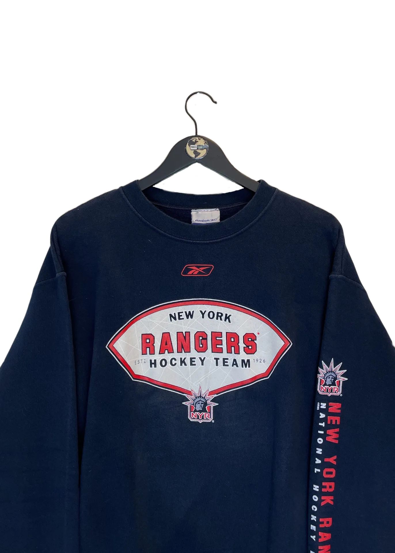 RARE Reebok Rangers Sweater M