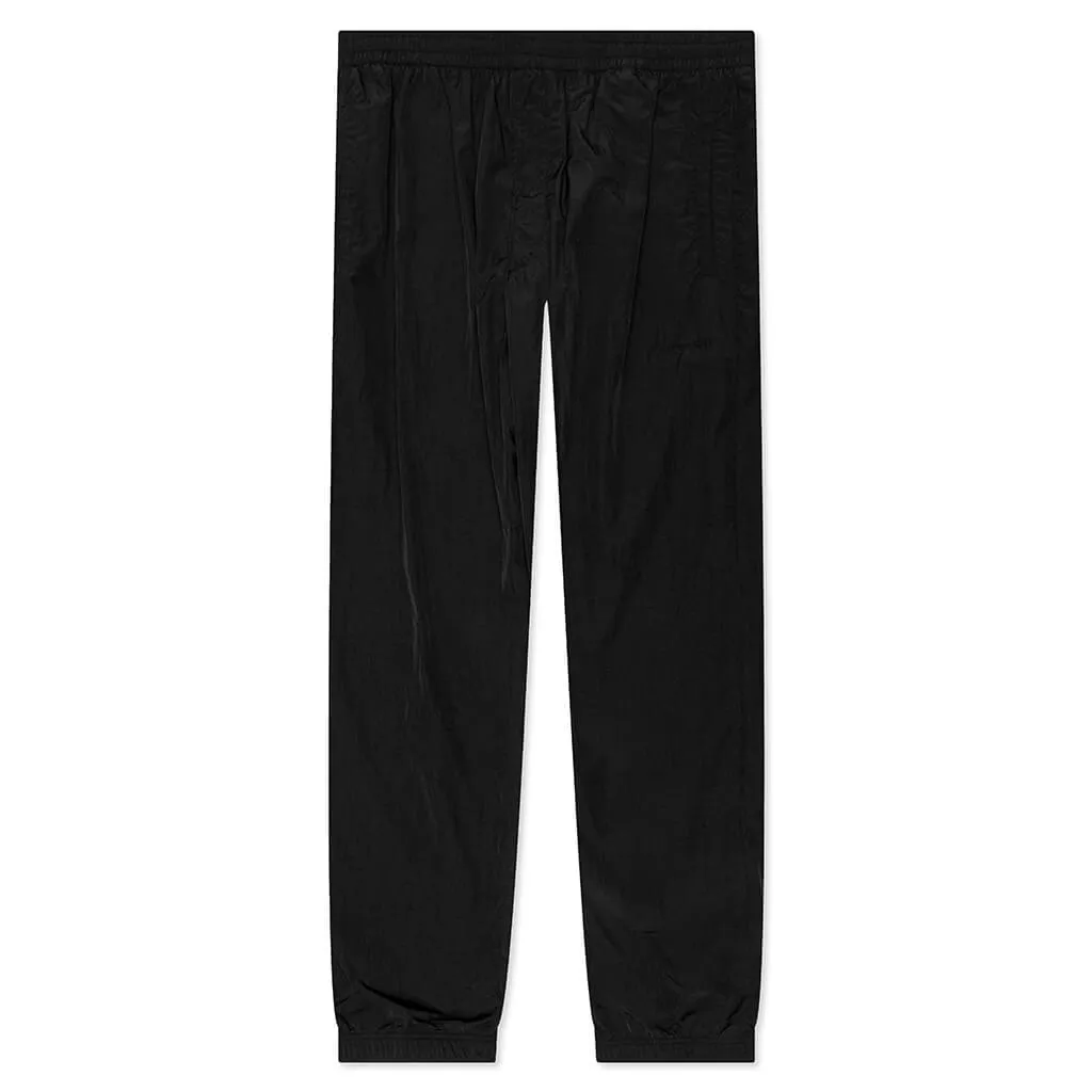 Relax Fit 4G Embroidered Trackpants - Black